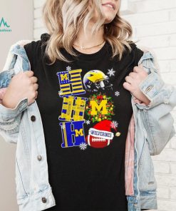 Michigan Wolverines NCAA ho ho ho Christmas shirt, hoodie, sweater, long sleeve and tank top Michigan Wolverines NCAA ho ho ho Christmas shirt