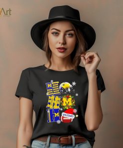 Michigan Wolverines NCAA ho ho ho Christmas shirt, hoodie, sweater, long sleeve and tank top Michigan Wolverines NCAA ho ho ho Christmas shirt