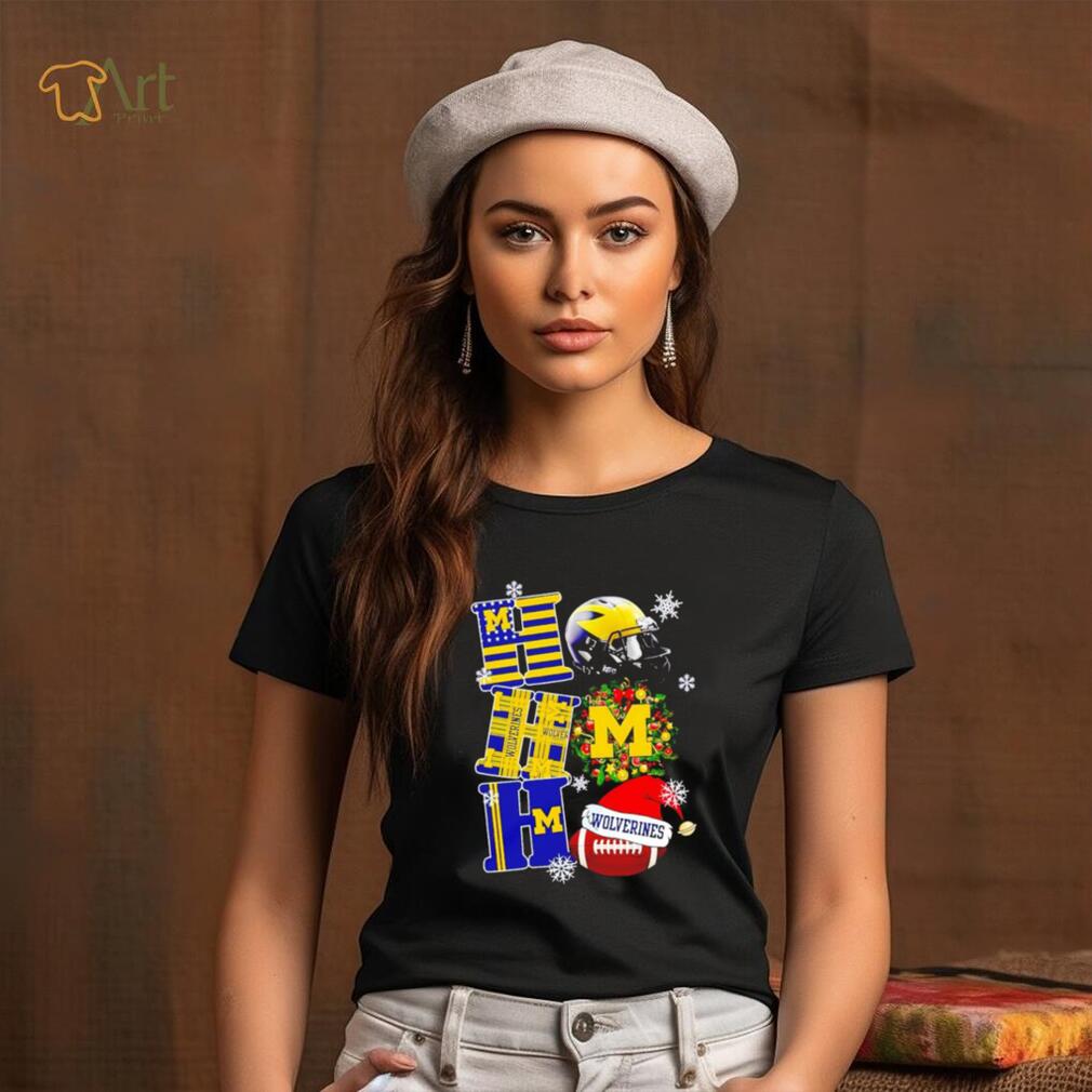 Michigan Wolverines NCAA ho ho ho Christmas shirt Michigan Wolverines NCAA ho ho ho Christmas shirt