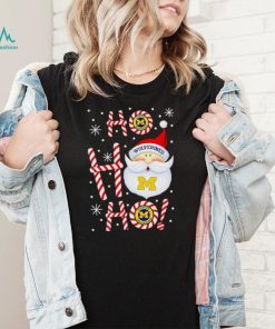 Michigan Wolverines Santa Claus ho ho ho shirt
