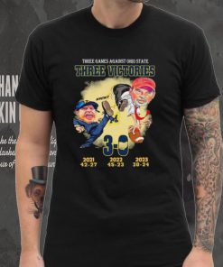 Michigan Wolverines Three Games Against Ohio State Three Victors 3 0 Shirt