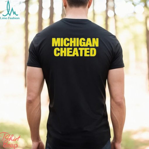 Michigan Wolverines cheated shirt