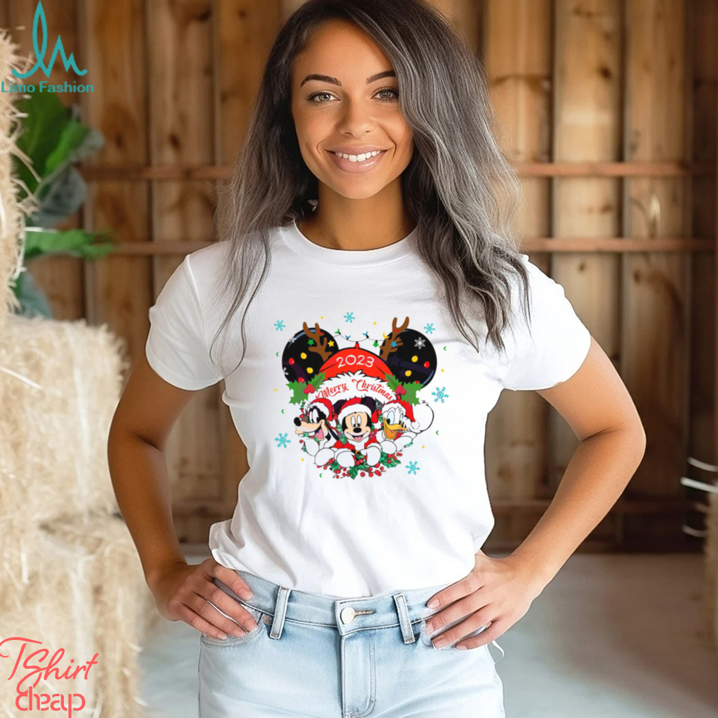 Mickey Donald Goofy Merry Christmas 2023 Shirt Mickey Donald Goofy Merry Christmas 2023 Shirt