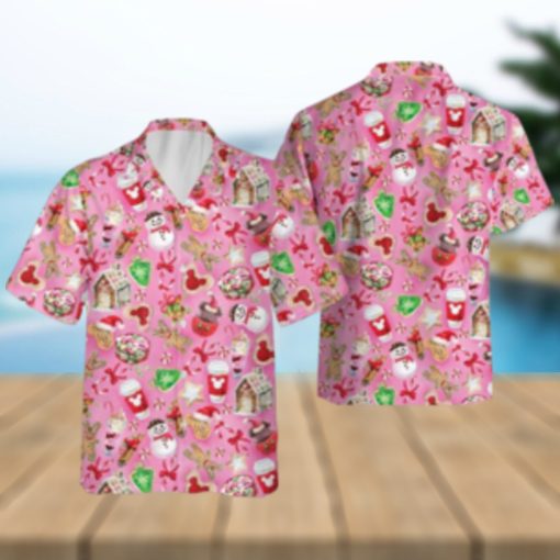 Mickey Friends Disney Christmas Hawaiian Shirts Candy Xmas Merry