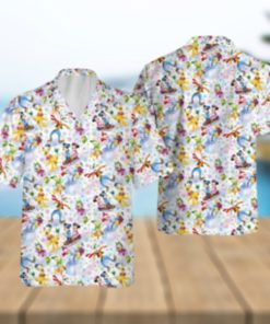Mickey Friends Snowman Disney Hawaiian Shirts Xmas Button Up Family Trip