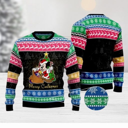 Mickey Mery Christmas Sweater, Disney Mickey Christmas Ugly Sweater