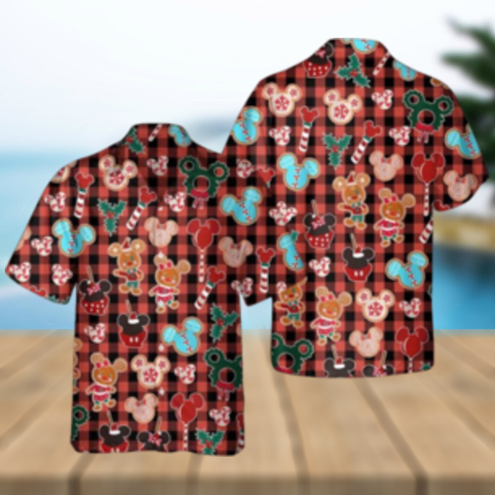 Mickey Minnie Gingerbread Snacks Disney Christmas Hawaiian Shirts Xmas Trip Mickey Minnie Gingerbread Snacks Disney Christmas Hawaiian Shirts Xmas Trip