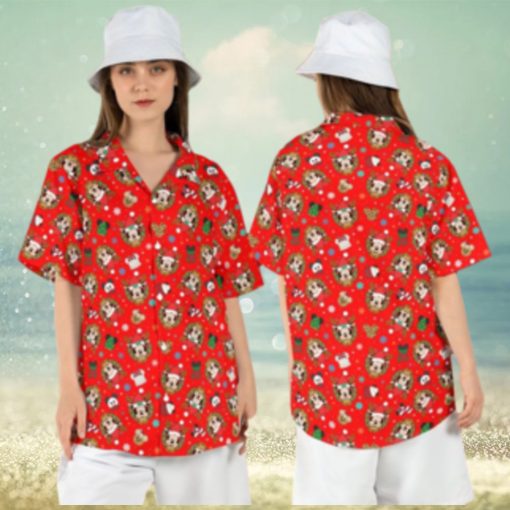 Mickey Minnie Xmas Disneyland Christmas Hawaiian Shirts Button Up Holiday Tree