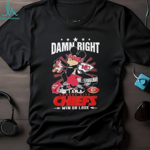 Mickey Mouse Disney Kansas City Chiefs T Shirt