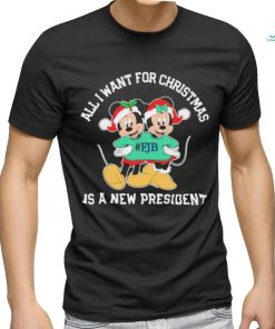 Mickey Mouse FJB All I Want For Christmas Is A New President Shirt