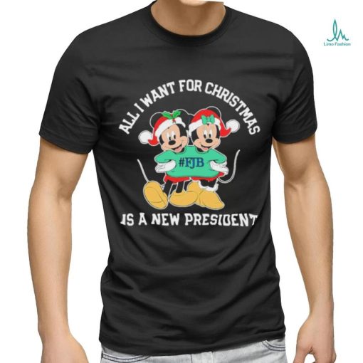 Mickey Mouse FJB All I Want For Christmas Is A New President Shirt