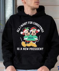 Mickey Mouse FJB All I Want For Christmas Is A New President Shirt