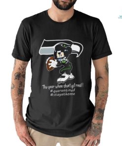 Mickey Mouse Seattle Seahawks The Year When Shit Got Real Shirt For Women Men