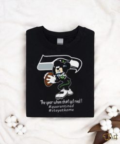 Mickey Mouse Seattle Seahawks The Year When Shit Got Real Shirt For Women Men