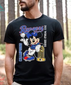 Mickey Mouse Texas Rangers World Series Champions 2023 Shirt