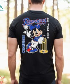 Mickey Mouse Texas Rangers World Series Champions 2023 Shirt