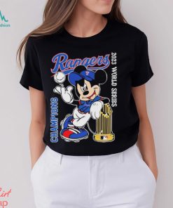 Mickey Mouse Texas Rangers World Series Champions 2023 Shirt