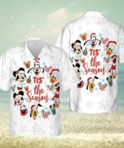 Mickey Mouse Tis The Season Hawaiian Christmas Very Merry Party Shirt