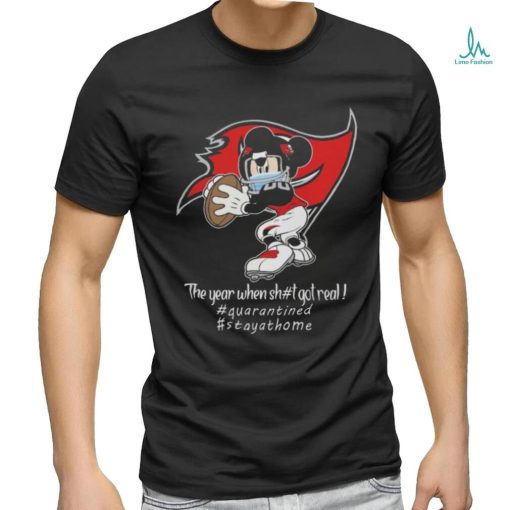 Mickey Mouse x Tampa Bay Buccaneers The Year When Sh#t Got Real Logo shirt
