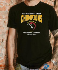 Midwest Rugby Union Champions Chicago Silverbacks Division 4 Men T Shirt