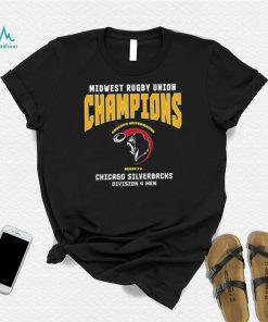 Midwest Rugby Union Champions Chicago Silverbacks Division 4 Men T Shirt