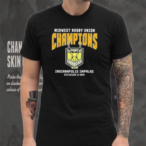 Midwest Rugby Union Champions Indianapolis Impalas Division 2 Men T Shirt