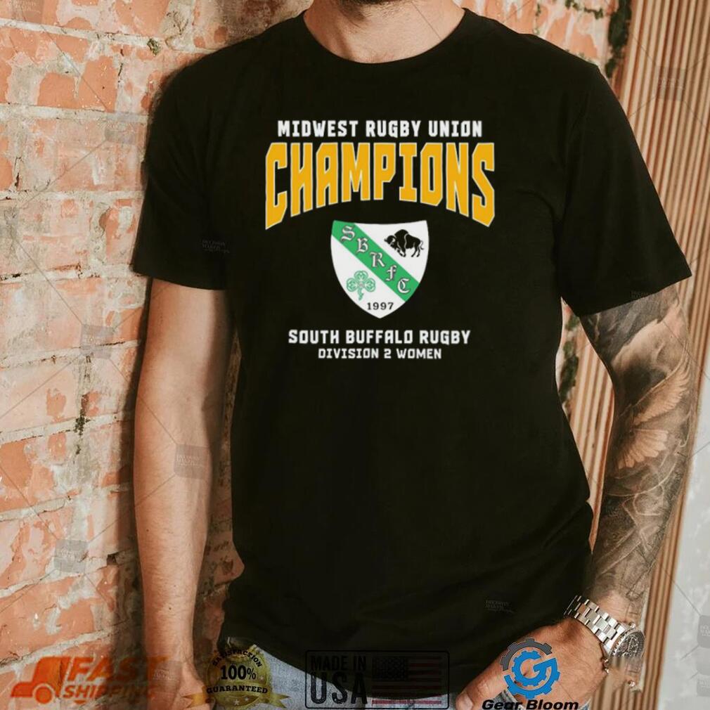 Midwest Rugby union Champions South Buffalo Rugby Division 2 Women T Shirt Midwest Rugby union Champions South Buffalo Rugby Division 2 Women T Shirt