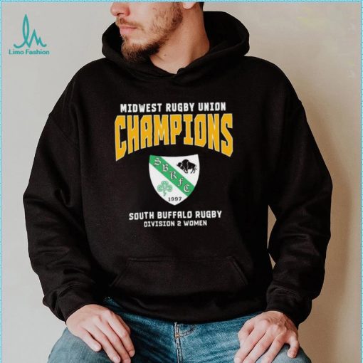 Midwest Rugby union Champions South Buffalo Rugby Division 2 Women T Shirt