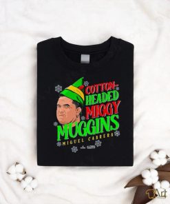 Miguel Cabrera Cotton Head Miggy Muggins Christmas Shirt