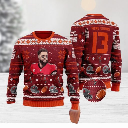 Mike Evans tampa bay buccaneers NFL Ugly Sweater Christmas