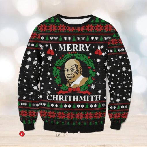 Mike Tyson Merry Chrithmith Ugly Christmas Sweaters