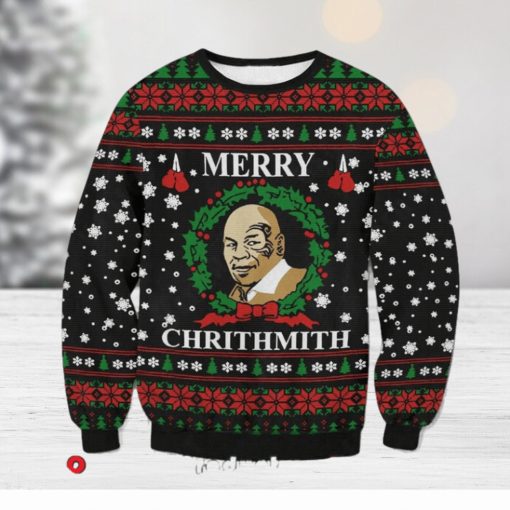 Mike Tyson Merry Chrithmith Ugly Christmas Sweaters