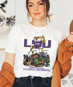 Mike the Tiger LSU 2023 baseball national champions shirt