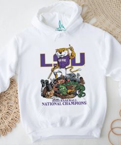 Mike the Tiger LSU 2023 baseball national champions shirt