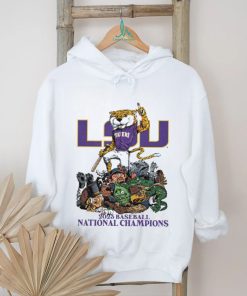 Mike the Tiger LSU 2023 baseball national champions shirt