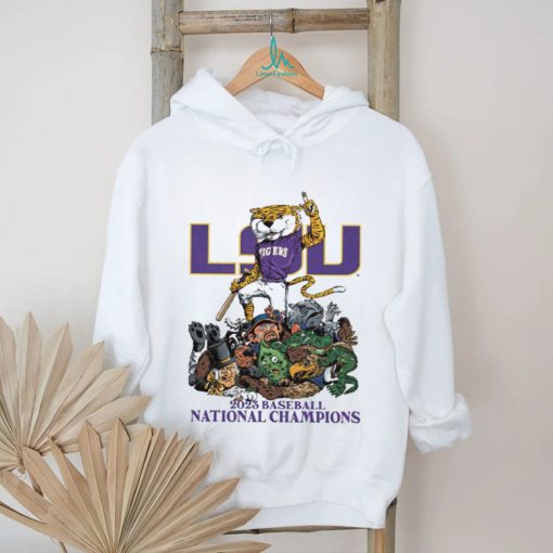 Mike the Tiger LSU 2023 baseball national champions shirt