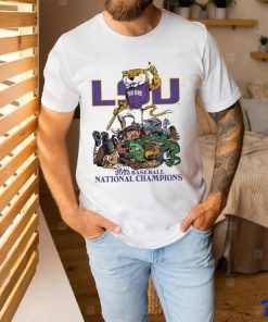 Mike the Tiger LSU 2023 baseball national champions shirt