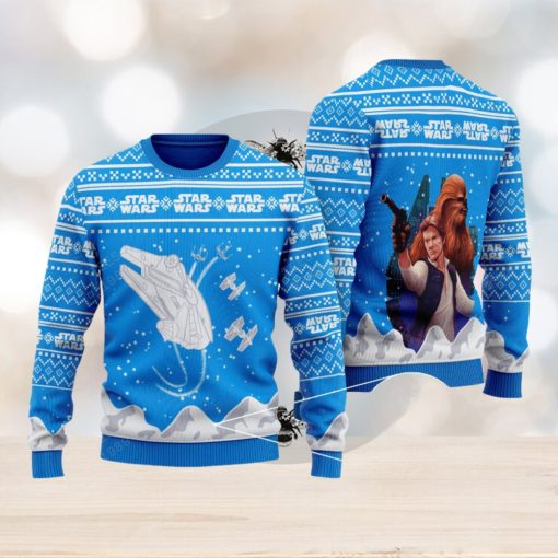 Millennium Falcon Ugly Christmas 3D Sweater For Men And Women