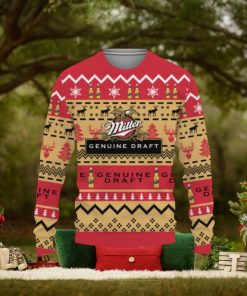 Miller Genuine Draft Beers Shirts Beer Vintage Logo Christmas Sweater