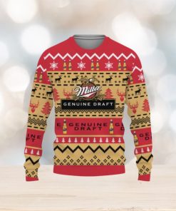 Miller Genuine Draft Beers Shirts Beer Vintage Logo Christmas Sweater