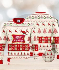 Miller High Life Santa Hat Ugly Christmas Sweater