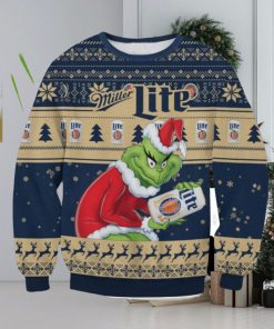 Miller Light Grinch AOP Ugly Christmas Sweater Christmas Gift For Men And Women