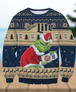 Miller Light x The Grinch Ugly Christmas Sweater