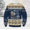 Aaron Donald Never Satisfied Los Angeles Champions 2023 Super Bowl NFL Christmas Ugly Sweater