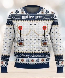 Miller Lite Titties Funny Ugly Christmas Sweater 2023 Christmas Gift 3D Sweater