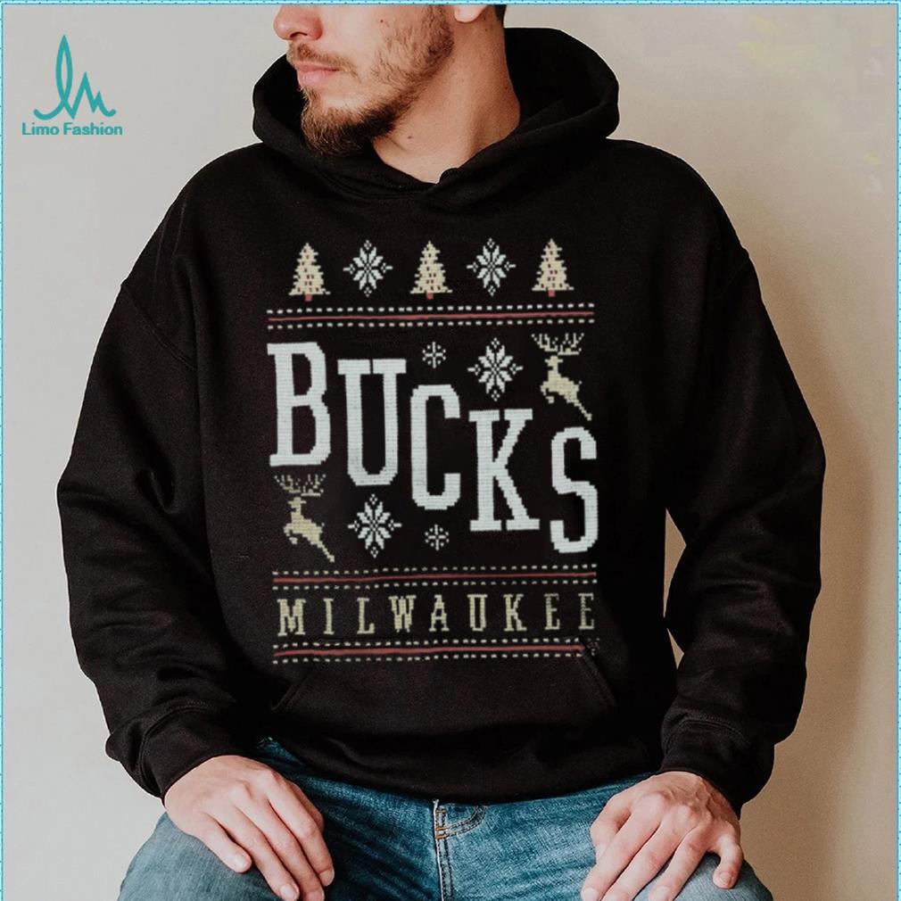Milwaukee Bucks Holiday Crewneck Shirt Milwaukee Bucks Holiday Crewneck Shirt