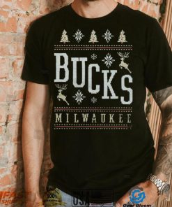 Milwaukee Bucks Holiday Crewneck Shirt, hoodie, sweater, long sleeve and tank top Milwaukee Bucks Holiday Crewneck Shirt