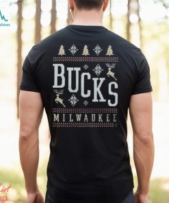 Milwaukee Bucks Holiday Ugly Christmas Shirt