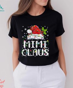 Mimi Claus Shirt Christmas Lights Pajama Family Matching T Shirt