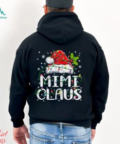 Mimi Claus Shirt Christmas Lights Pajama Family Matching T Shirt